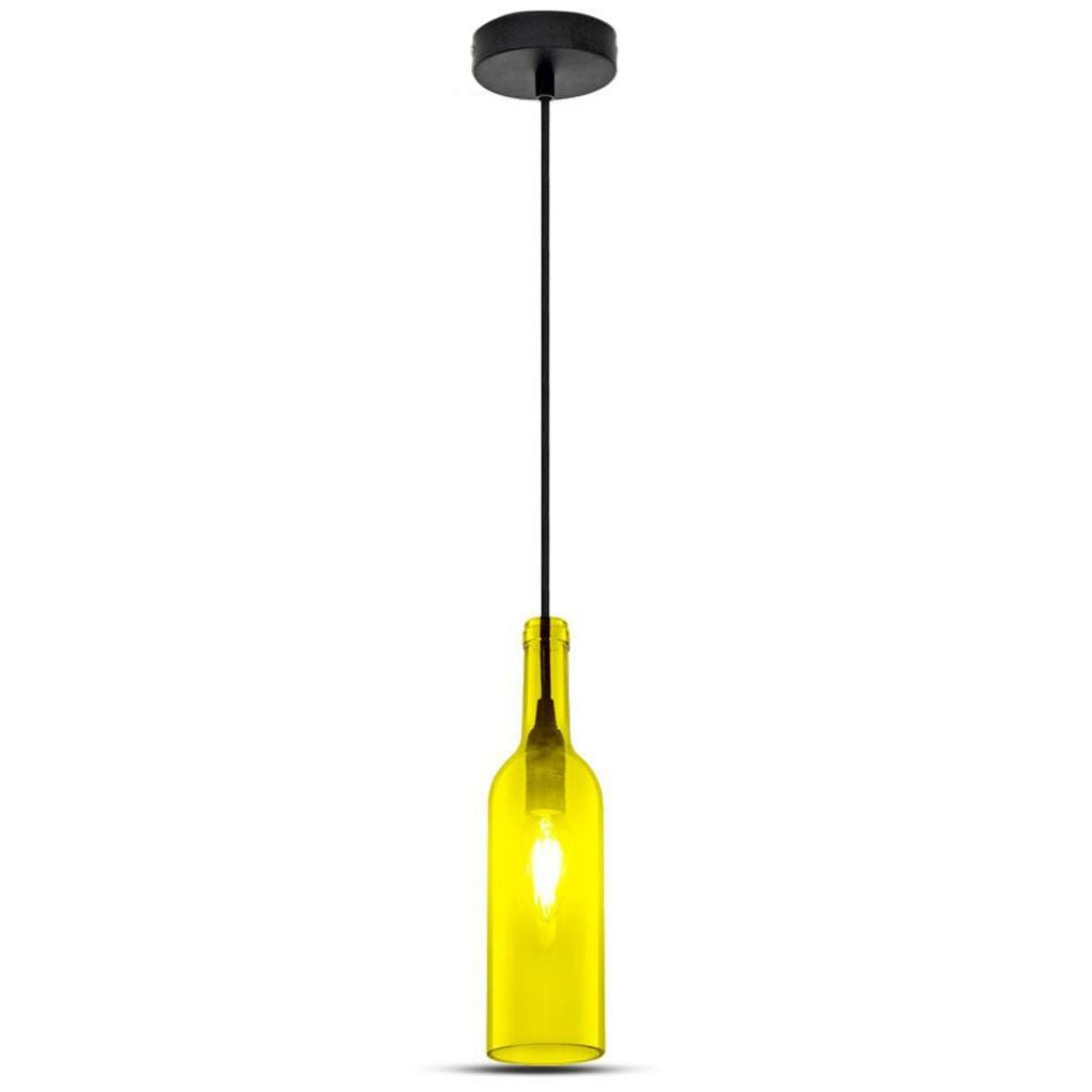 V-TAC Lampadario LED a Bottiglia in Vetro con Portalampada E14 V-TAC Lampadario LED a Bottiglia in Vetro con Portalampada E14